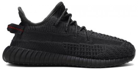 UA Adidas Yeezy Boost 350 V2 'Black' Non-Reflective (Toddlers And Youth)