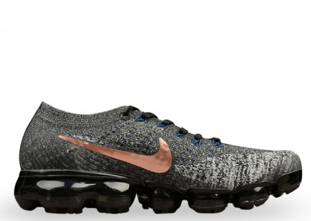 UA Nike Air Vapormax Flyknit Black MTLC Red Bronze Shoes for Sale