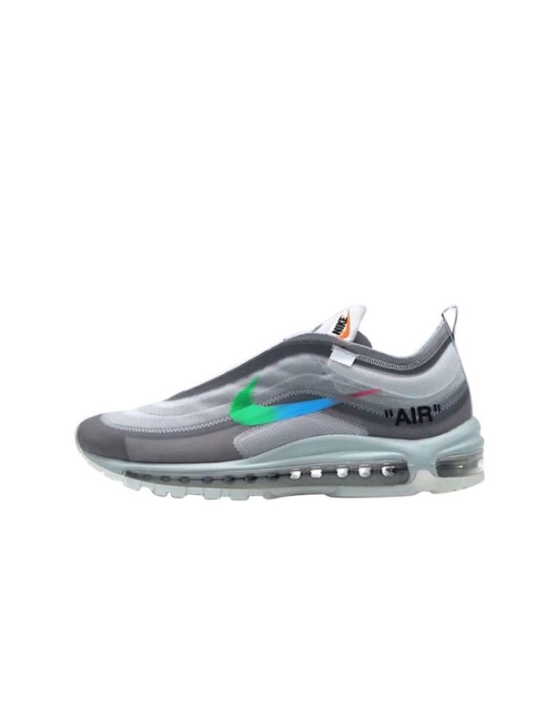 UA Off-White X Air Max 97 Grey Blue Sneakers Online